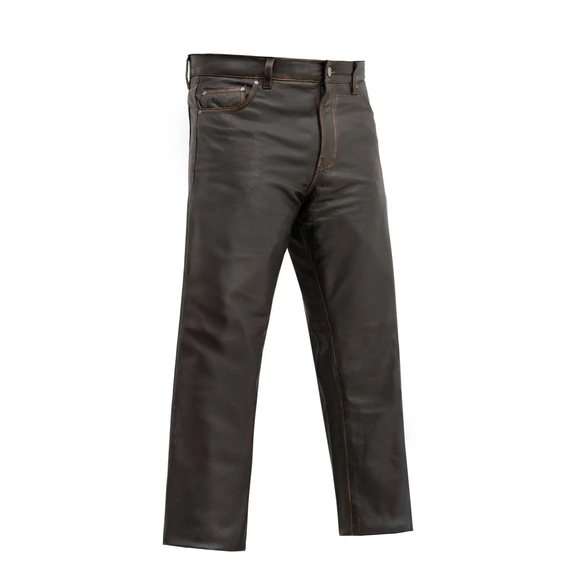Commander Men's Leather Motorcycle Pants - Image 3
