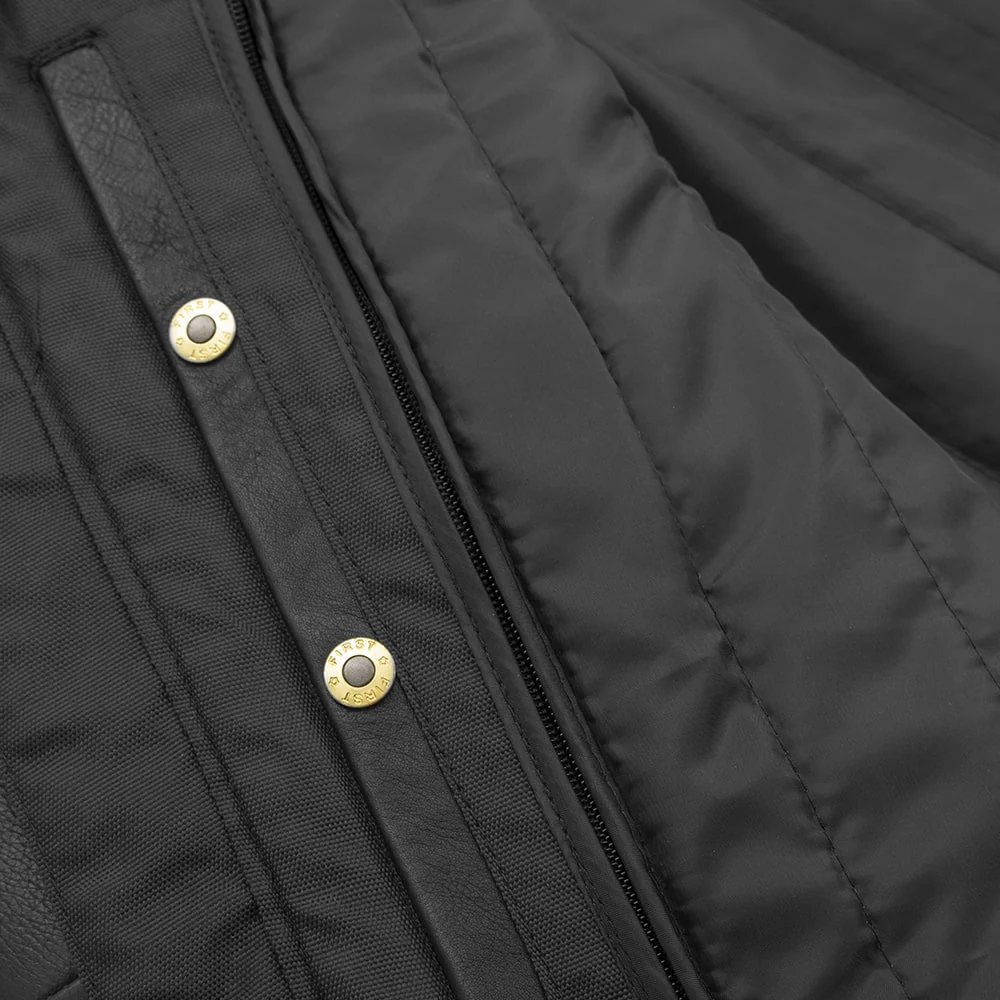 Commuter Men's Motorcycle Leather Jacket - Image 10