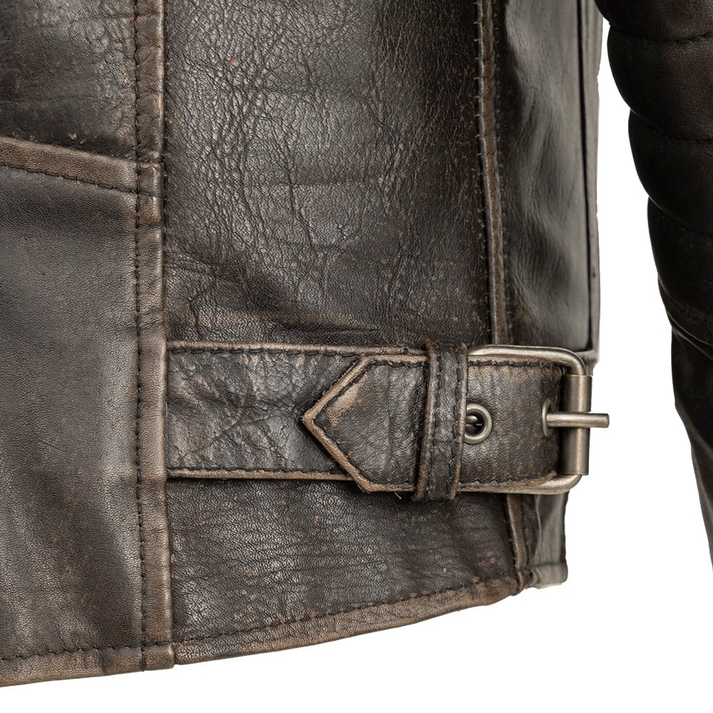 Commuter Men's Motorcycle Leather Jacket - Image 5