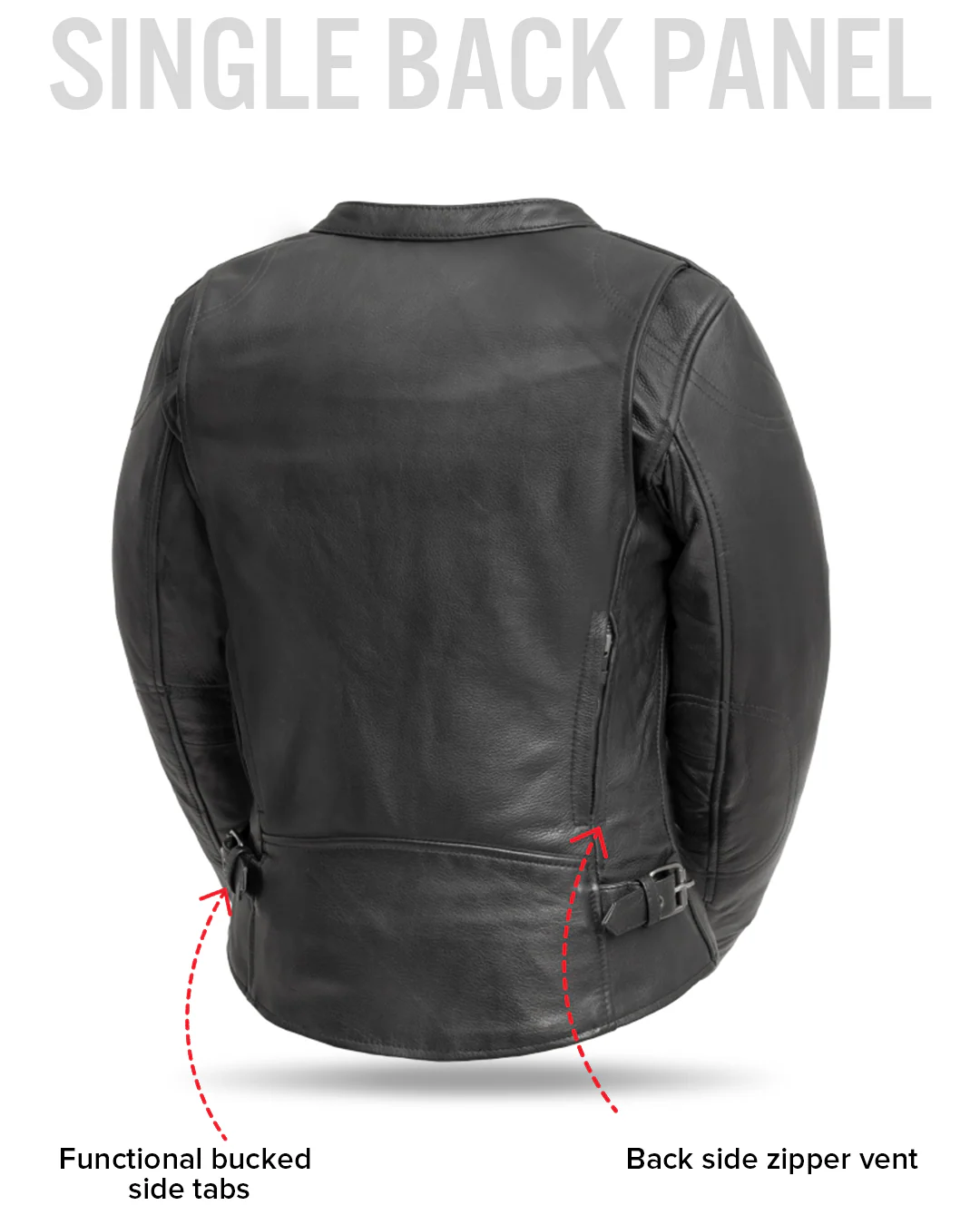 Competition - Women's Motorcycle Leather Jacket - Image 7