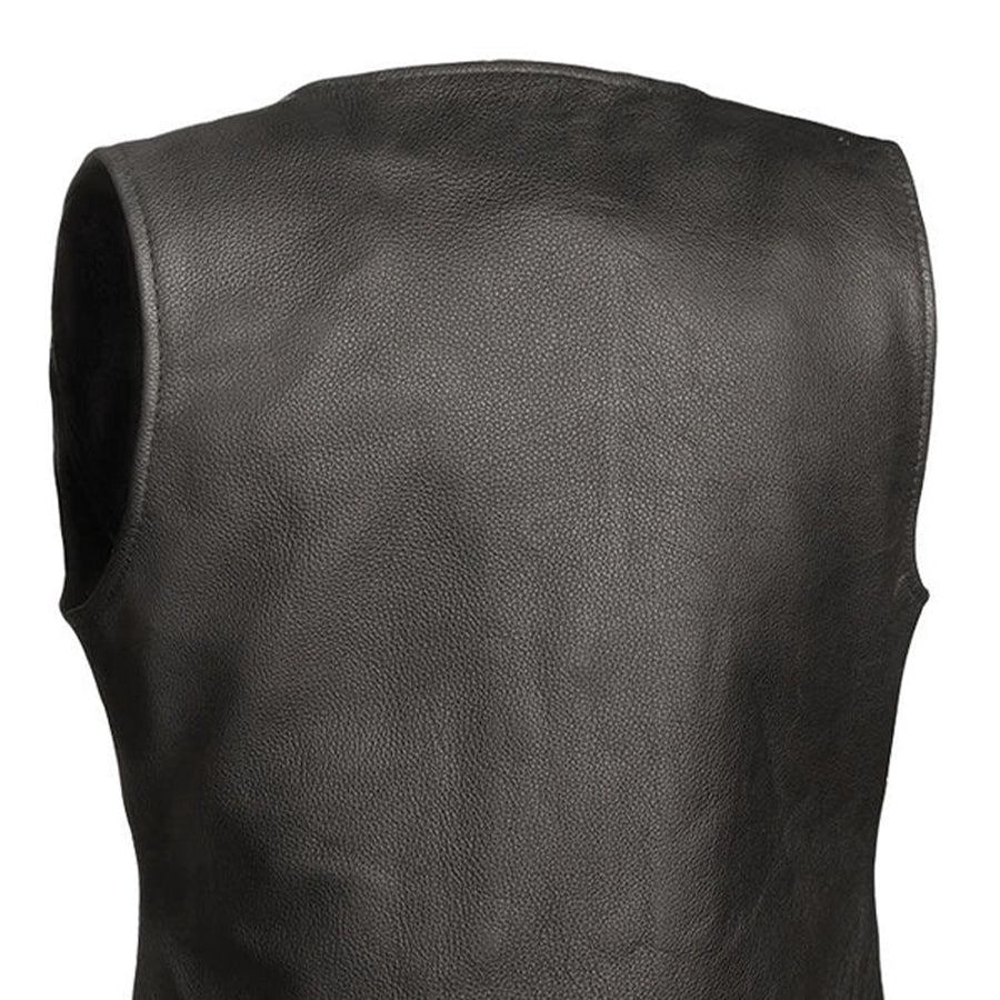 Derringer Women's Motorcycle Leather Vest - Image 5