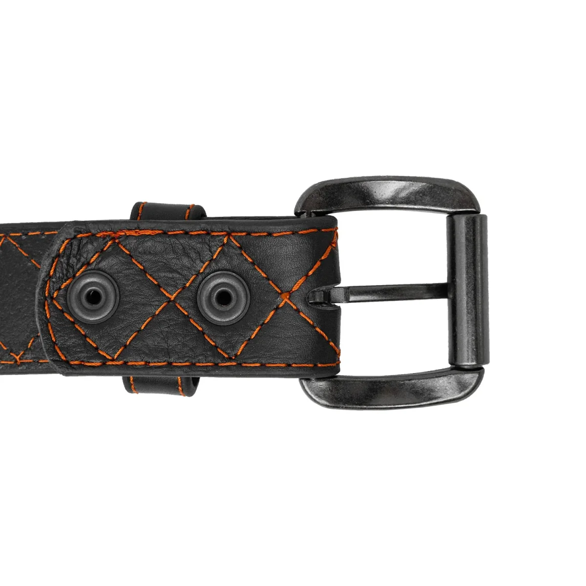 Diamond Quilted Leather Belt - Image 17