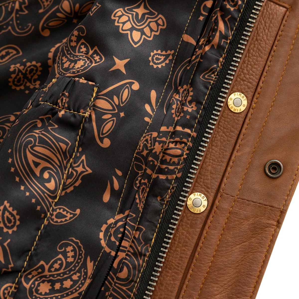 Dust Devil Men's Motorcycle Leather Vest (limited edition) - Image 5