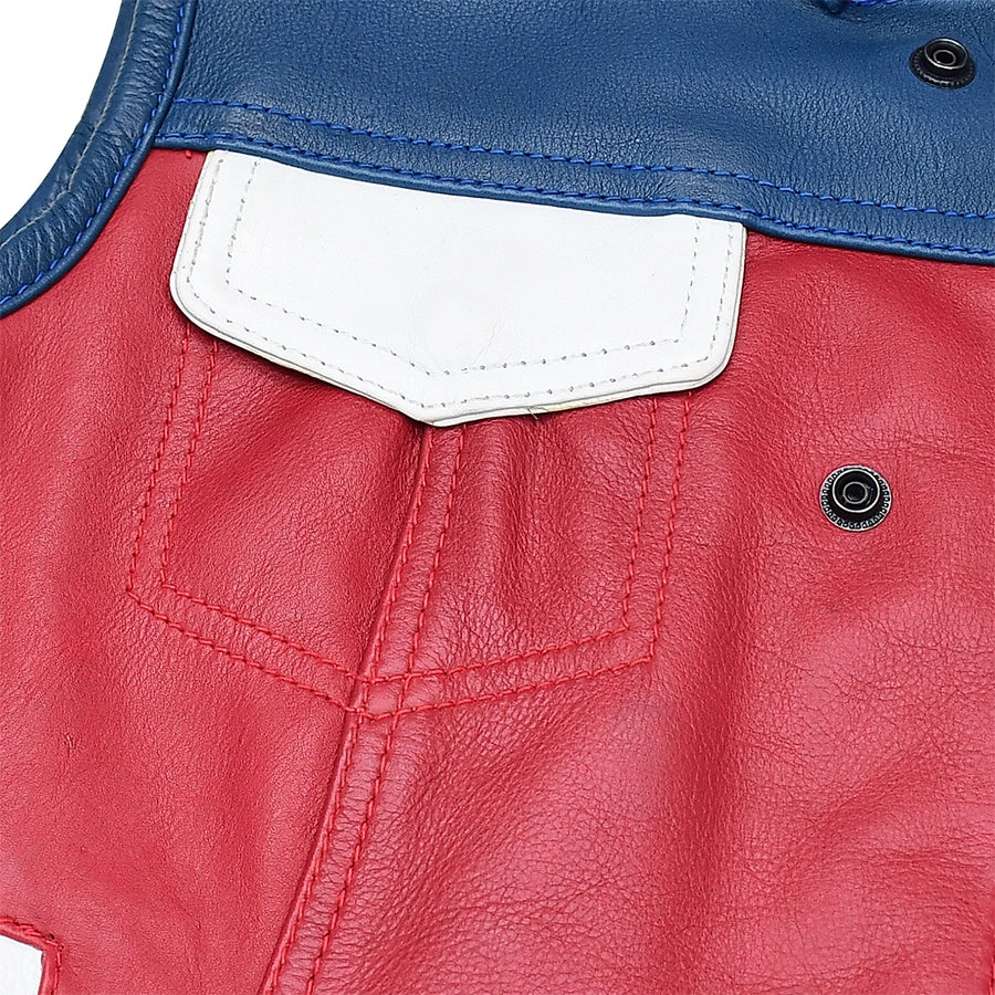 Freedom Belle Women's Motorcycle Leather Vest - Image 10