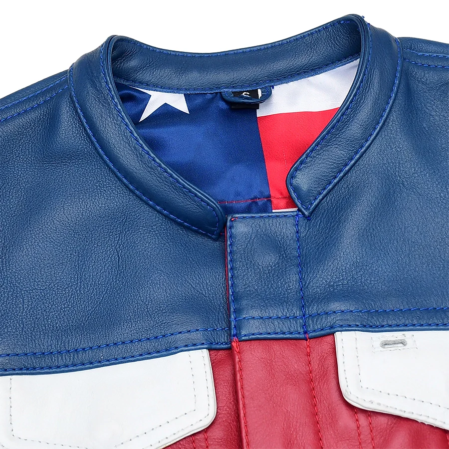 Freedom Belle Women's Motorcycle Leather Vest - Image 5