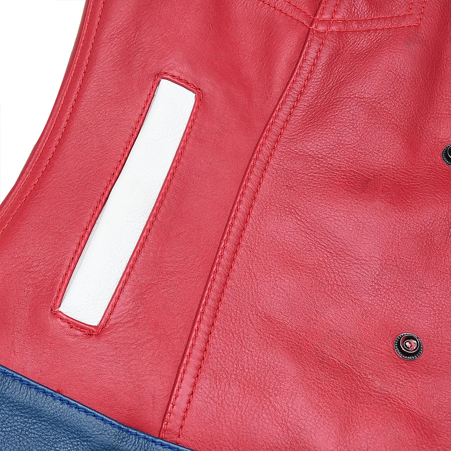 Freedom Belle Women's Motorcycle Leather Vest - Image 9