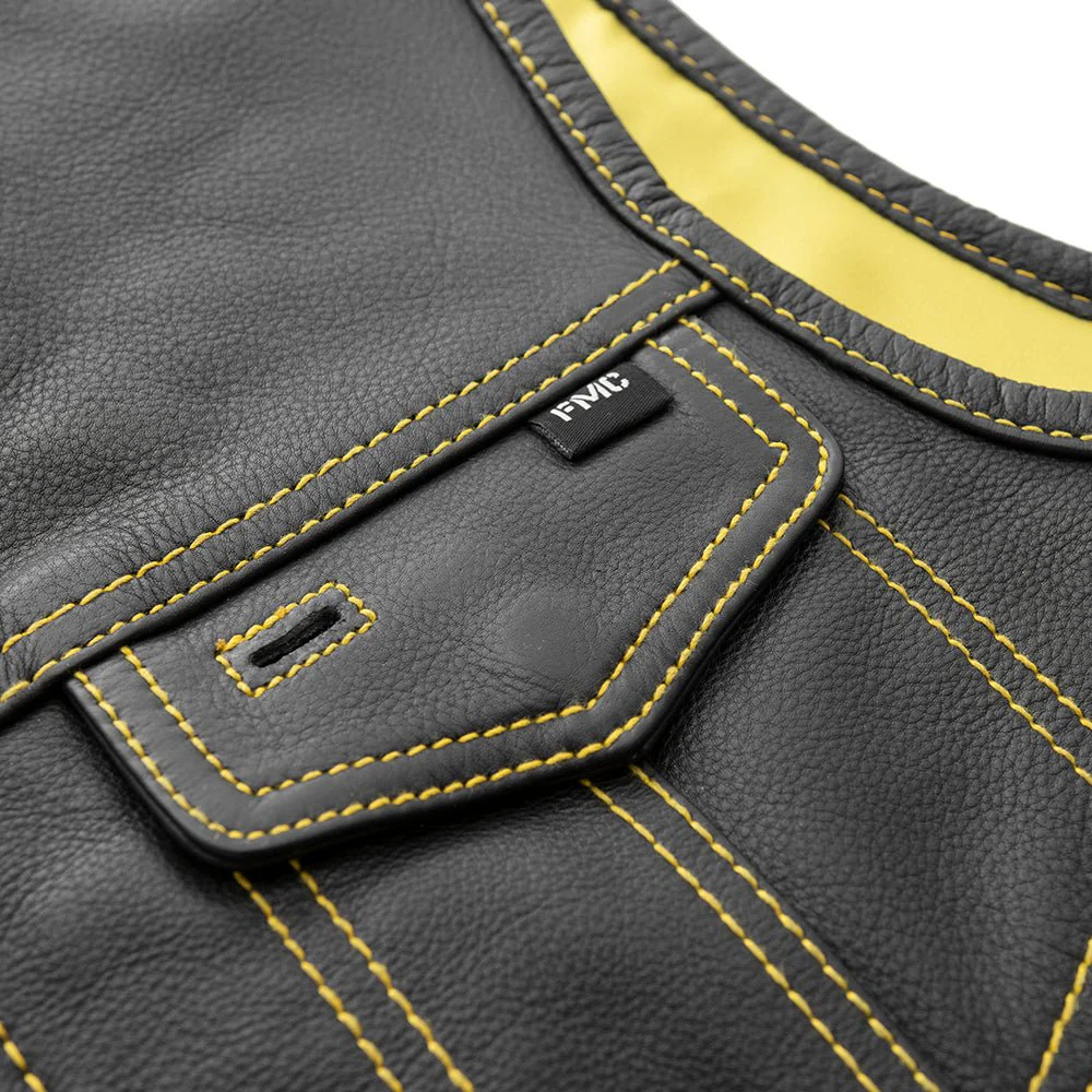 Gadsden - Men's Leather Motorcycle Vest - Limited Edition - Image 3