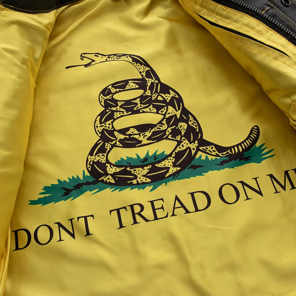 Gadsden - Men's Leather Motorcycle Vest - Limited Edition - Image 4