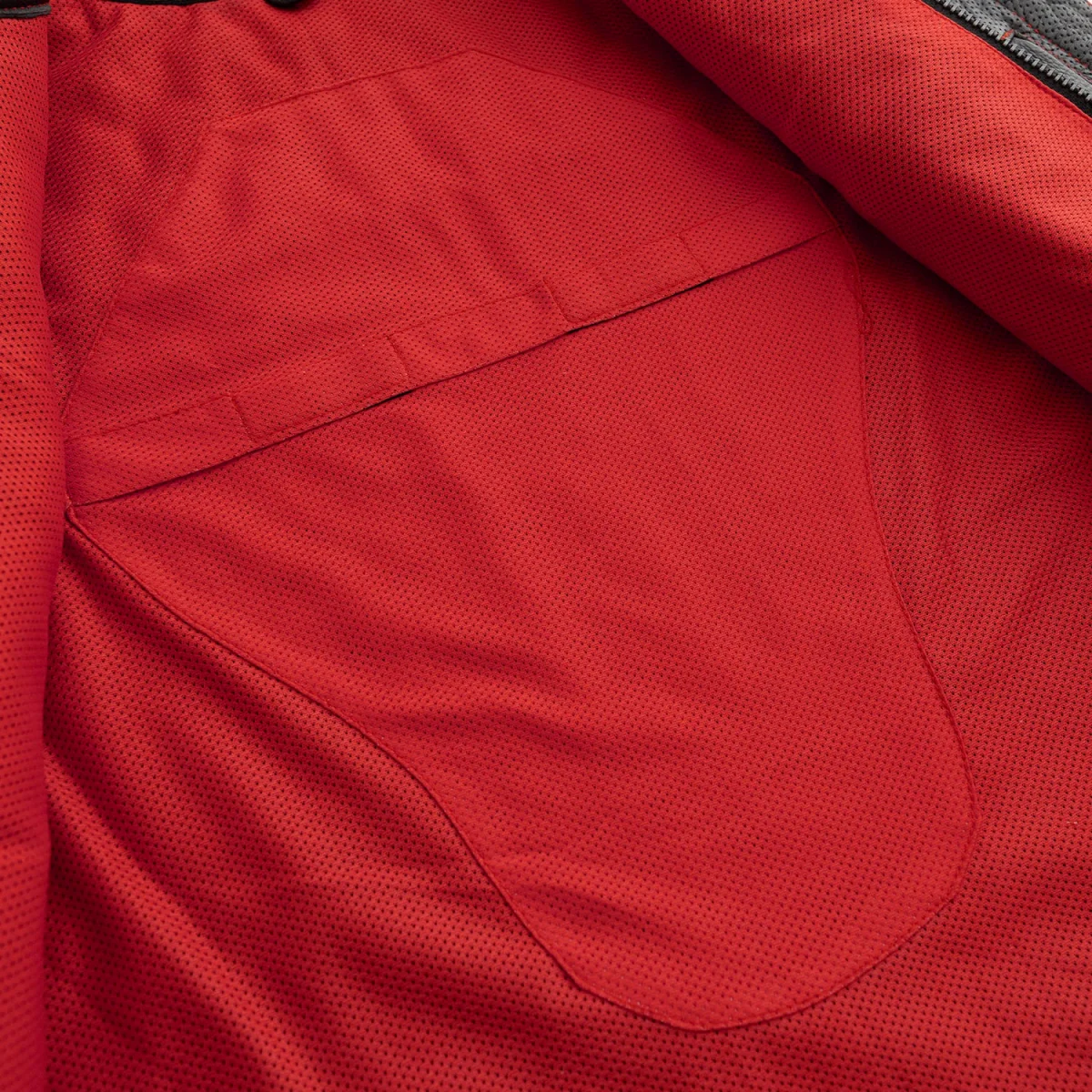 Hornet Perforated Men's Club Style Leather Vest - Image 15