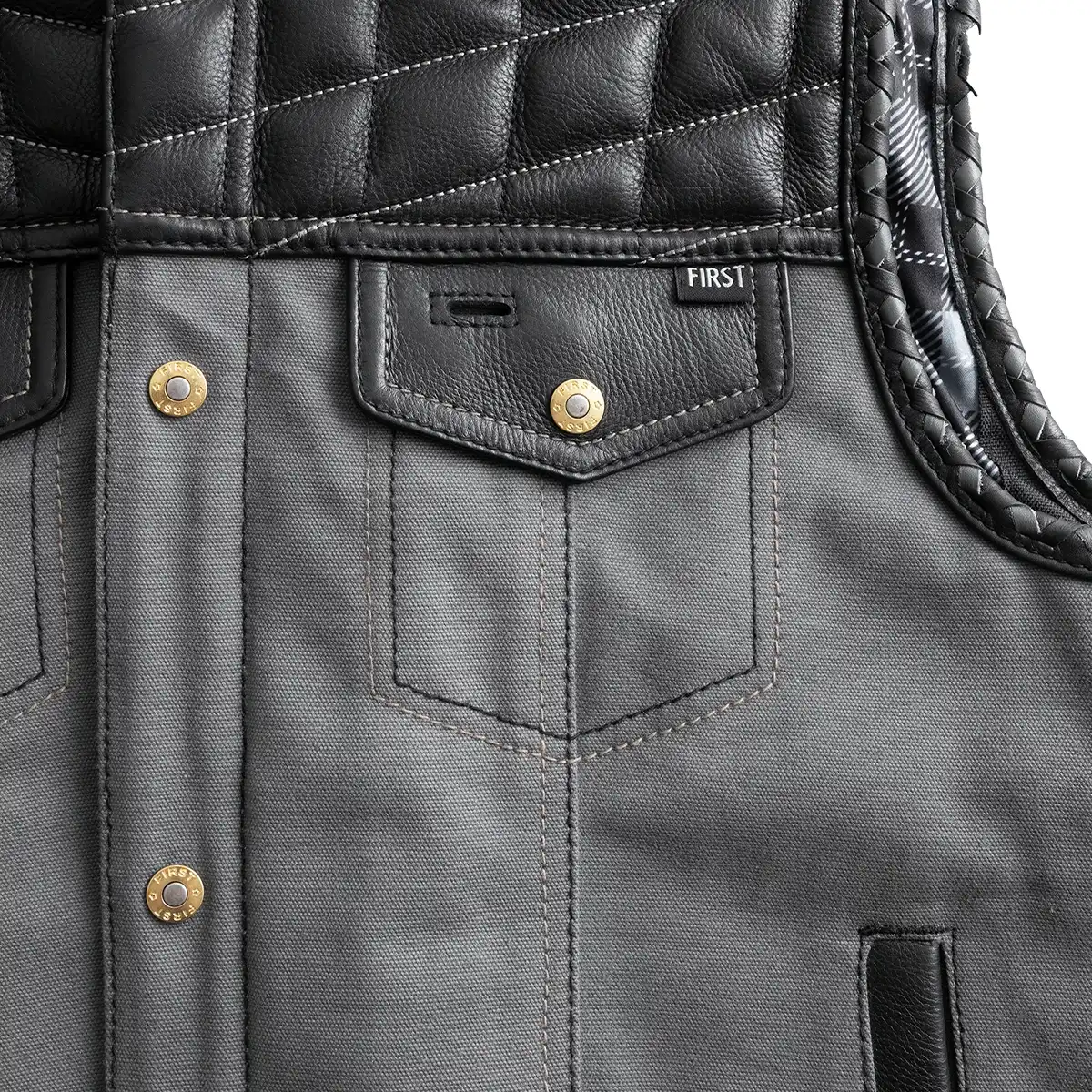 Iron Nomad Men's Leather Vest (Limited Edition) - Image 9