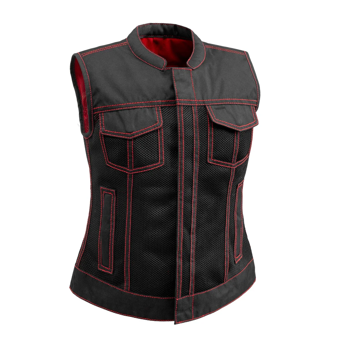 Jessica Moto Mesh Women's Motorcycle Vest - Image 8