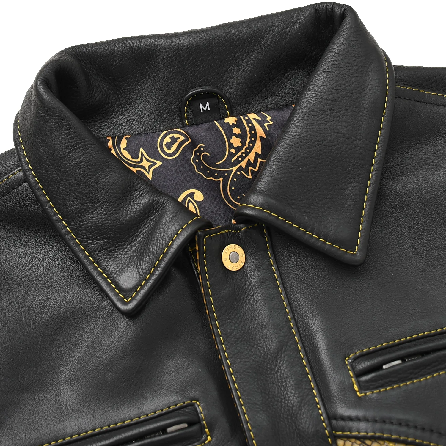 Kingsnake Men’s Motorcycle Leather Vest - Image 19