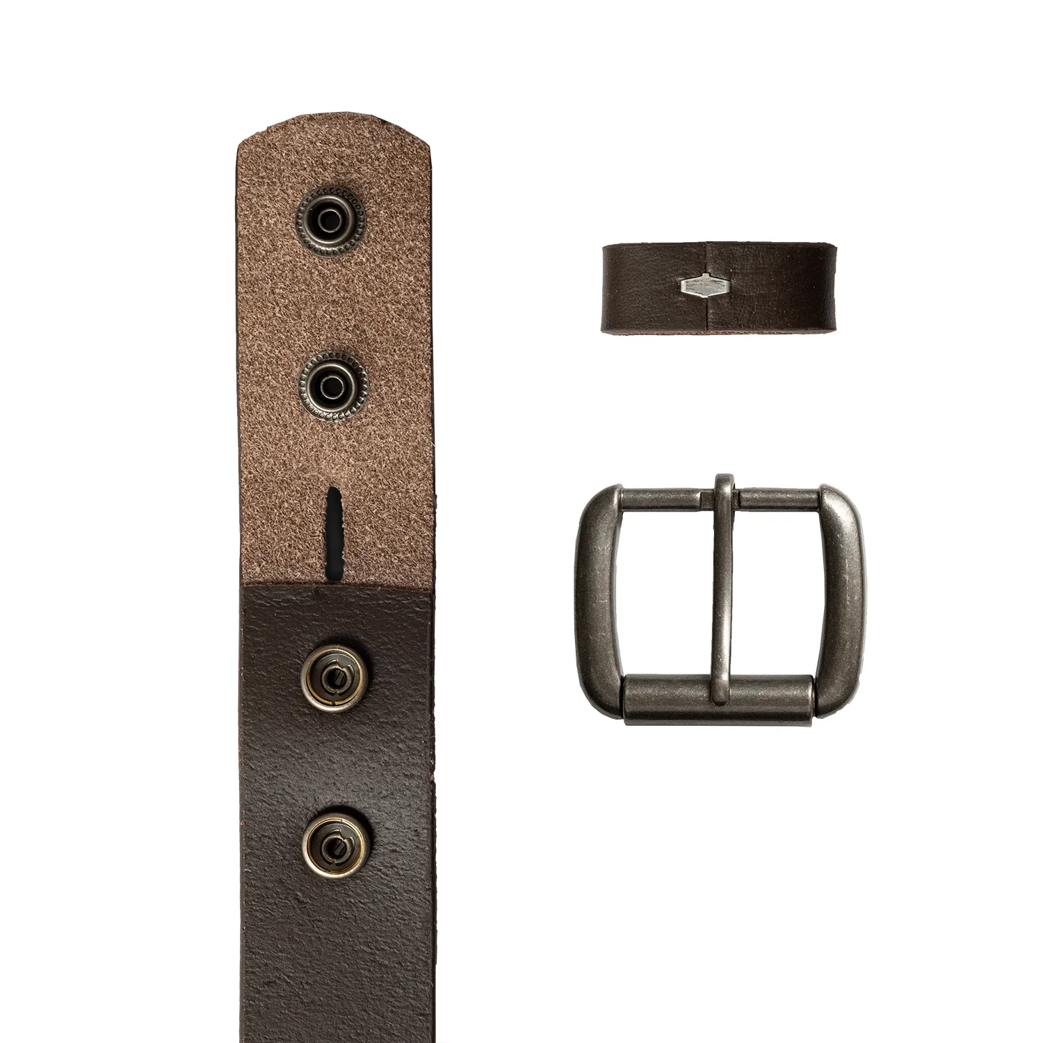 Leather Belt 1 1/2" - Image 6