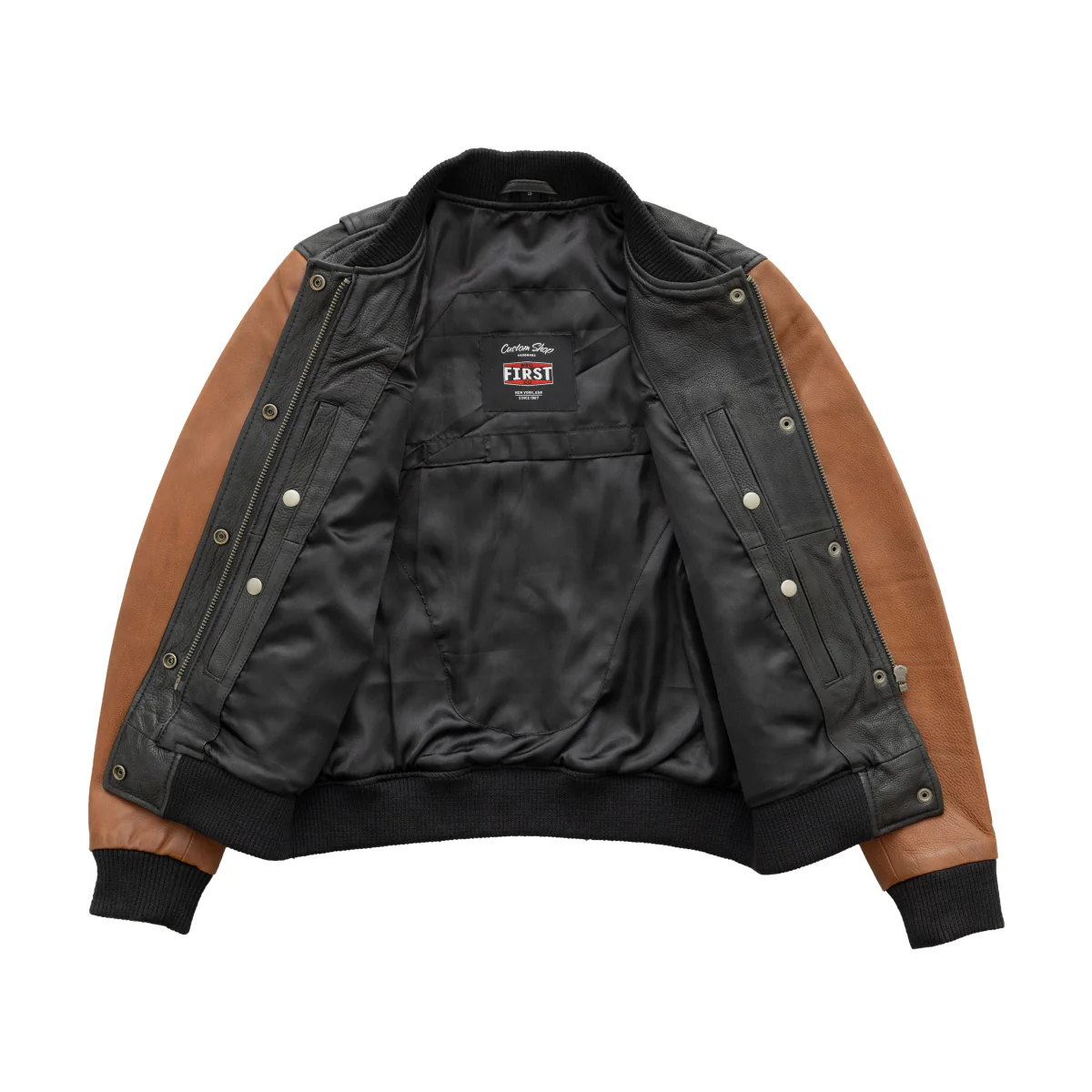Lella Women's Motorcycle Leather Jacket - Image 3
