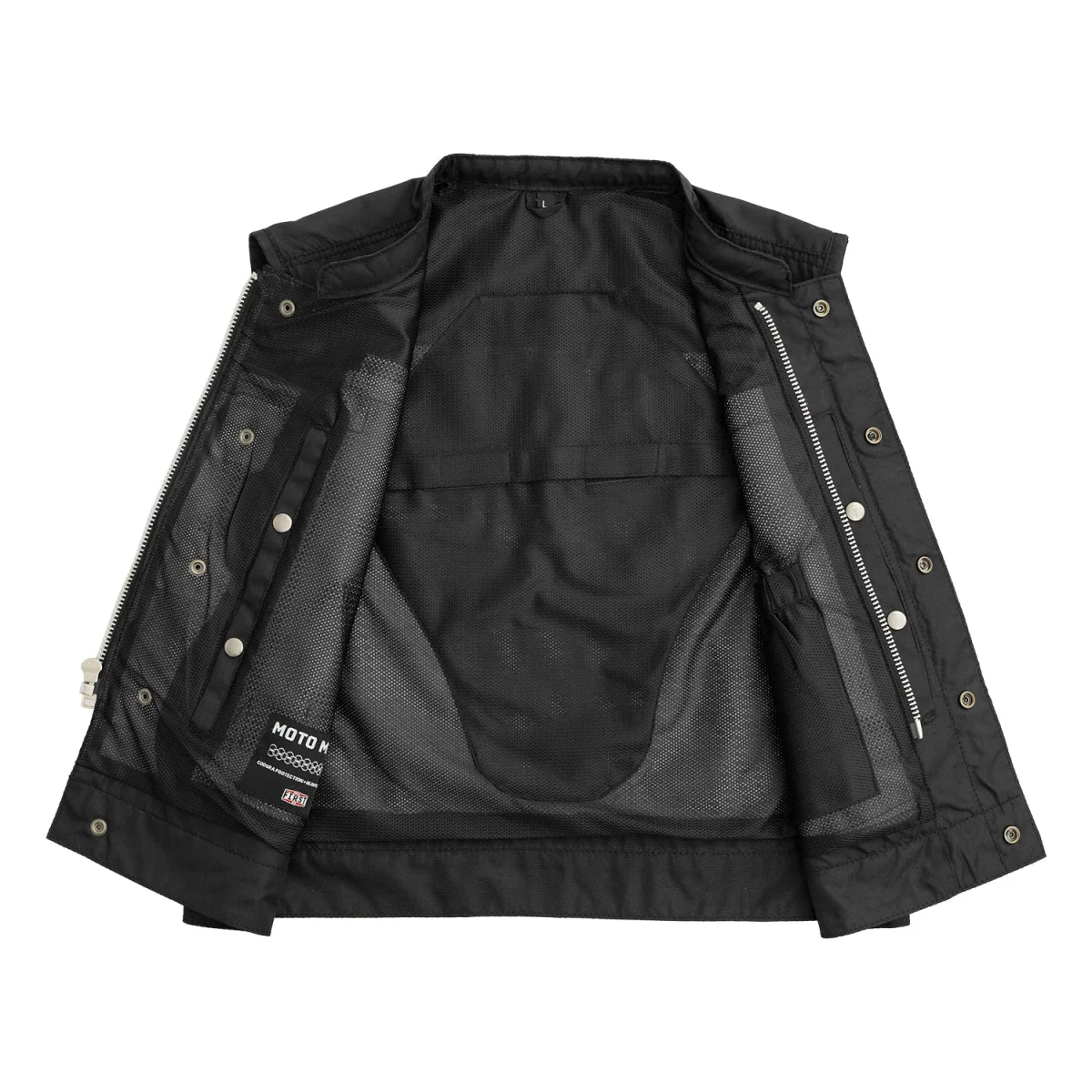 Lowrider Moto Mesh Men's Motorcycle Vest - Image 11