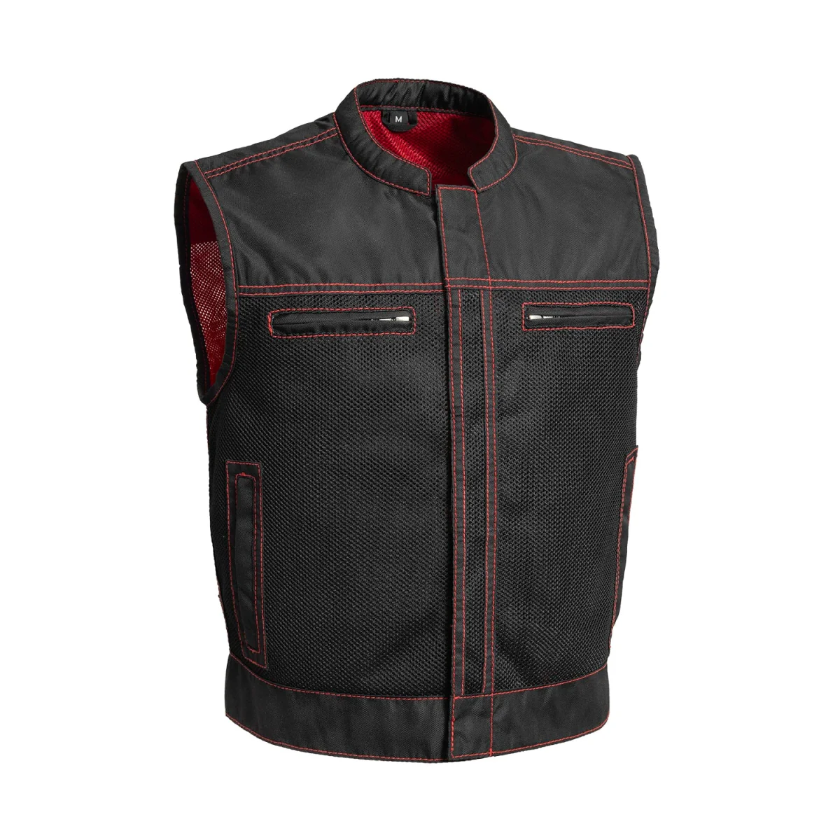 Lowrider Moto Mesh Men's Motorcycle Vest - Image 13