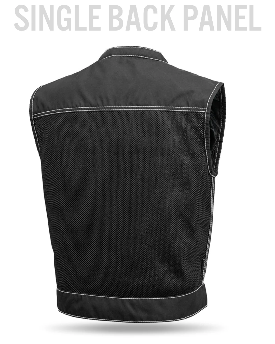 Lowrider Moto Mesh Men's Motorcycle Vest - Image 38