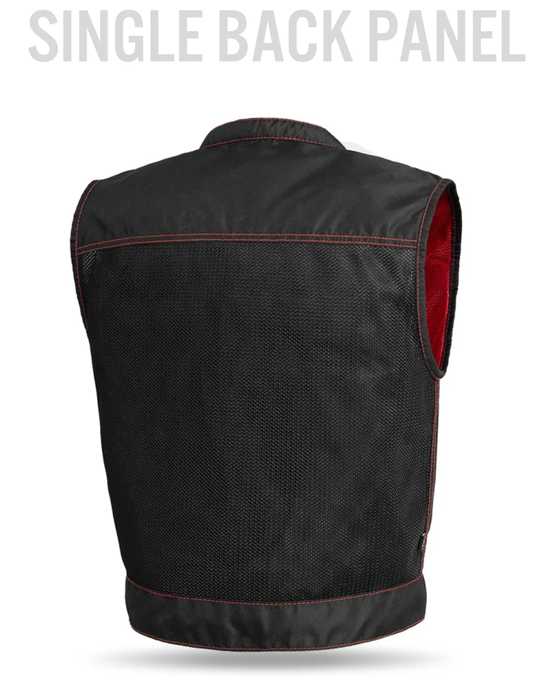Lowrider Moto Mesh Men's Motorcycle Vest - Image 46
