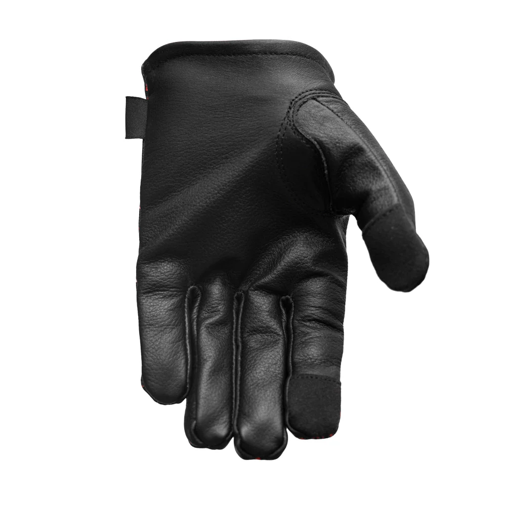 Clutch Men's Motorcycle Leather Gloves - Image 7