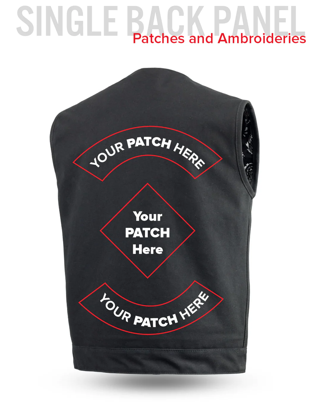 Fairfax V2 Men's Motorcycle Canvas Vest - Image 5