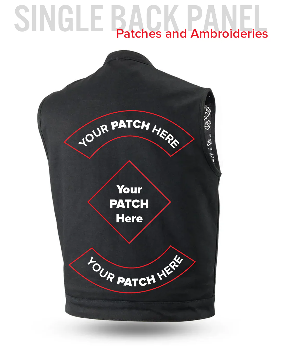 Highland V2 Men's Motorcycle Canvas Vest - Image 7