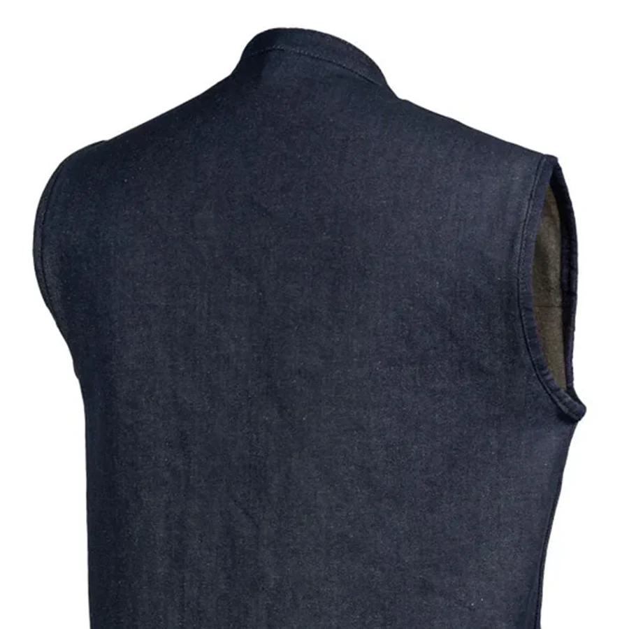 Kershaw Men's Motorcycle Denim Vest - Image 10