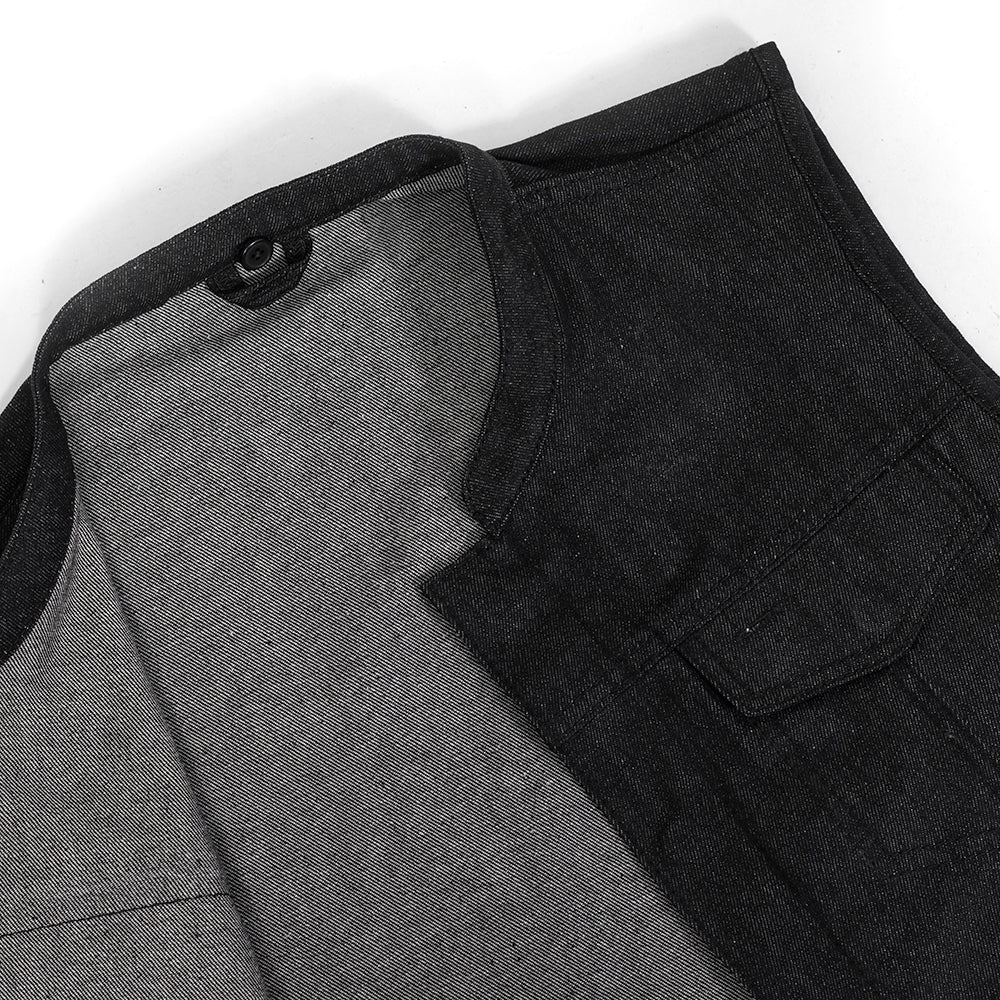 Kershaw Men's Motorcycle Denim Vest - Image 3