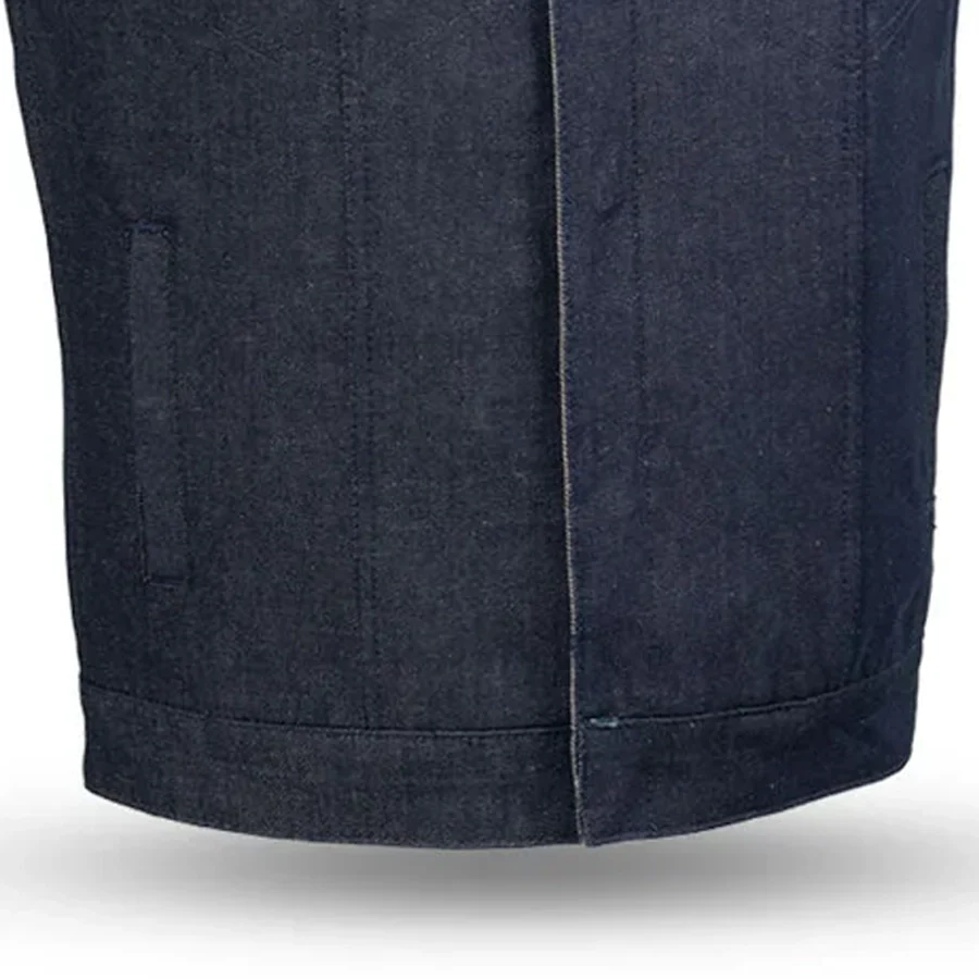 Kershaw Men's Motorcycle Denim Vest - Image 9