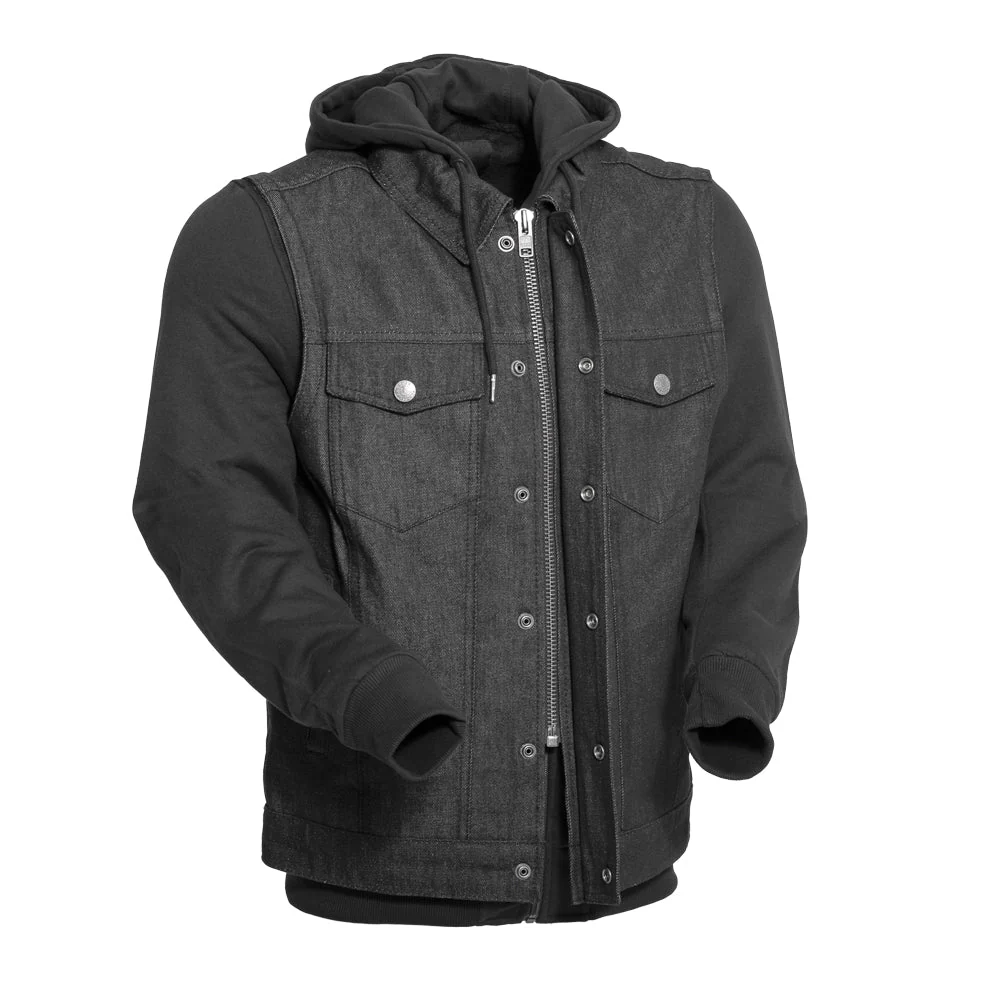 Rook - Men's Motorcycle Denim Vest - Image 7
