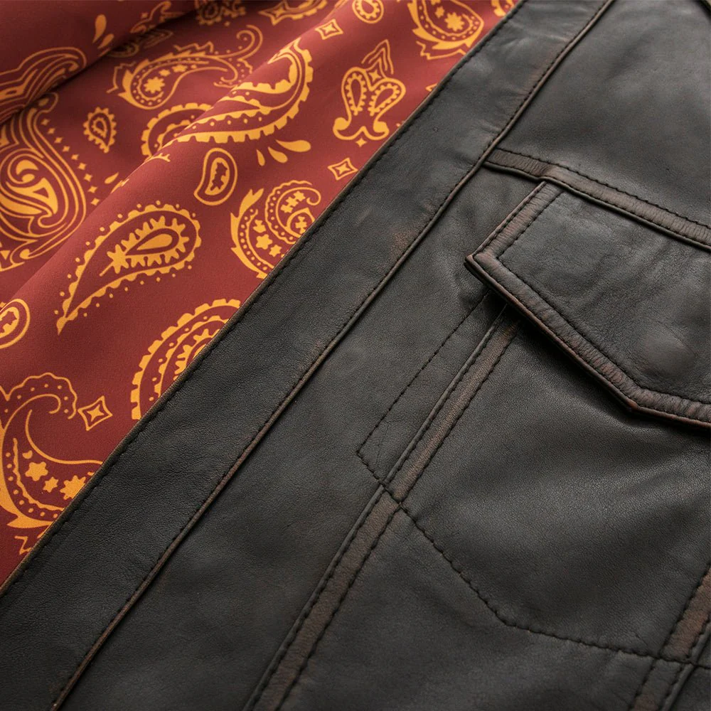 Maduro - Men's Motorcycle Leather Shirt - Image 3