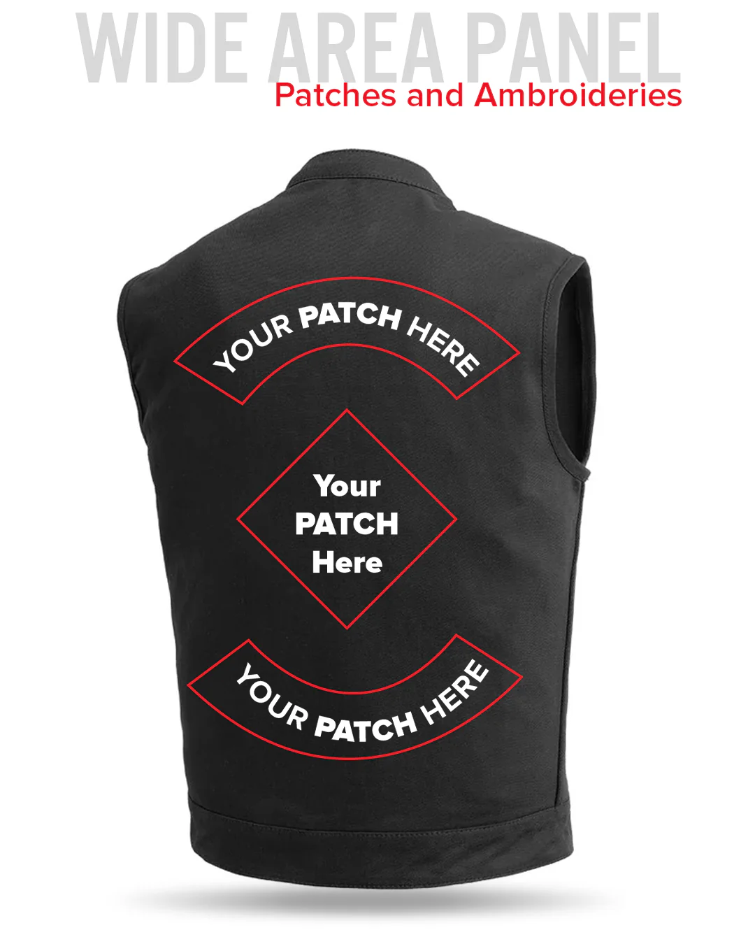 Havoc Men's Motorcycle Twill Vest - Image 7