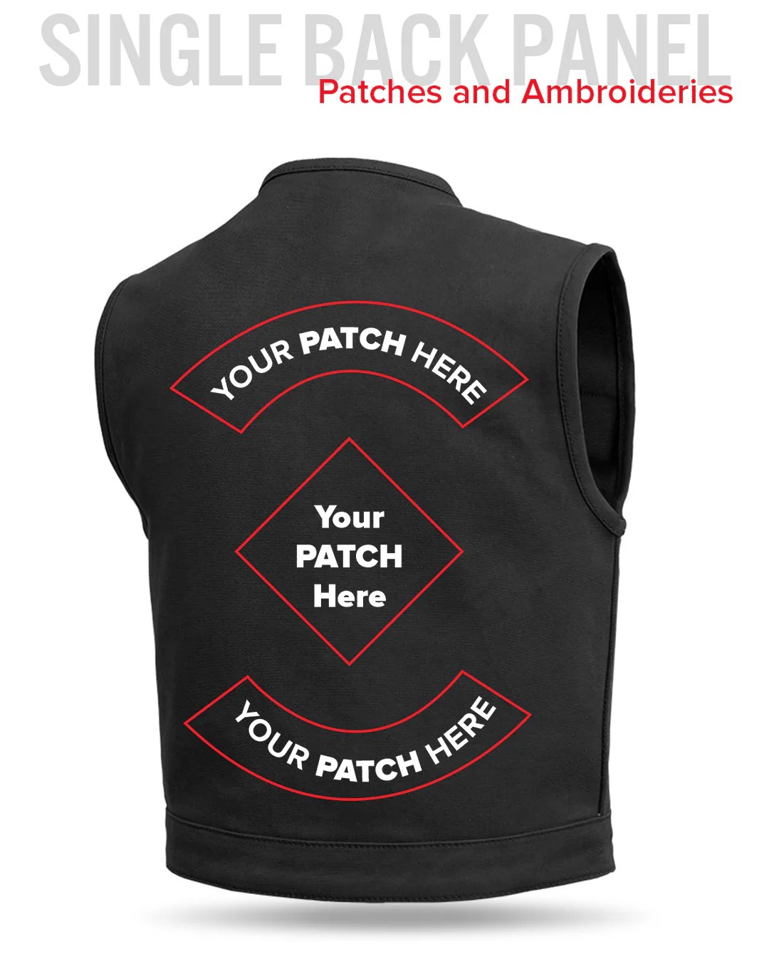 Lowside Men's Motorcycle Twill Vest - Image 7