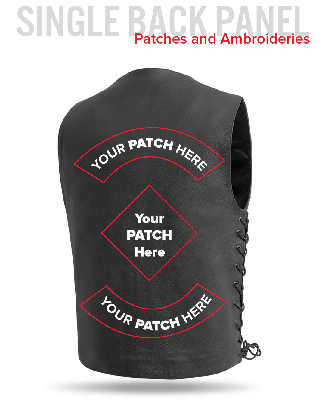 Top Biller Men's Motorcycle Western Style Leather Vest - Image 7