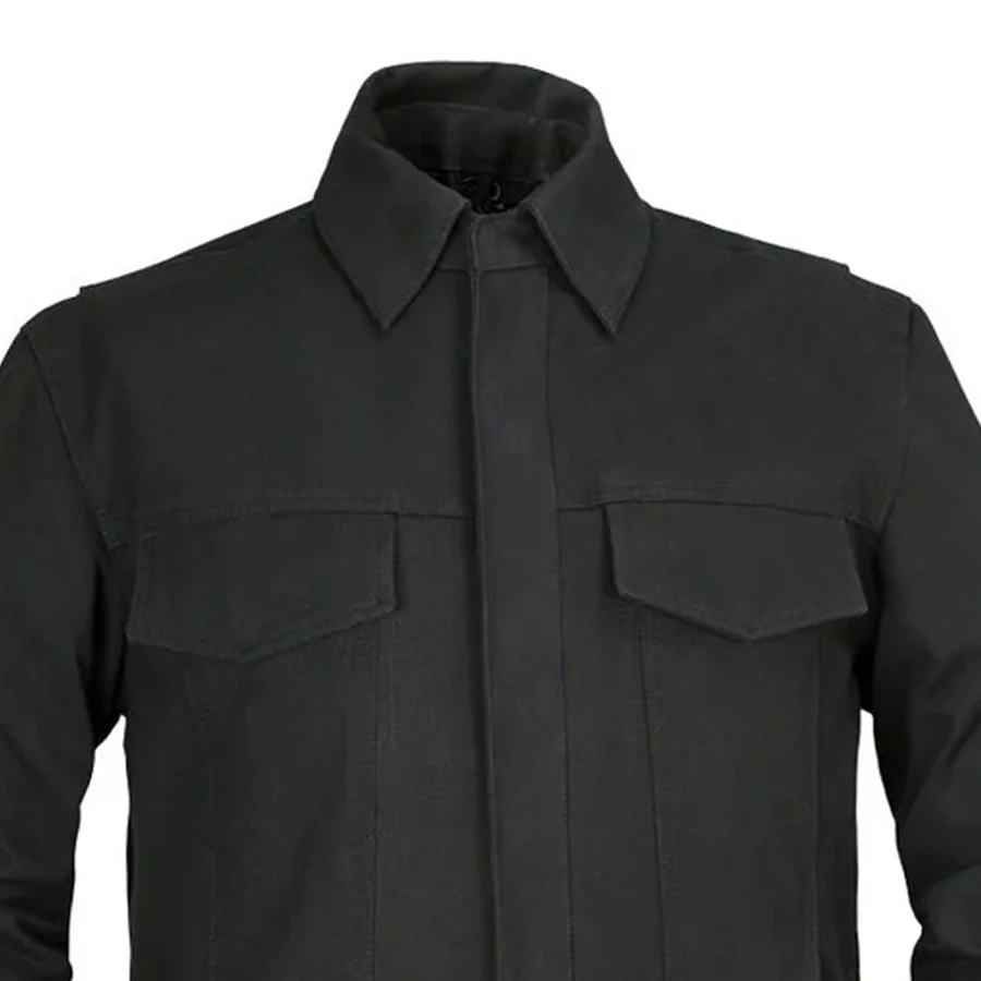 Mercer - Men's Motorcycle Canvas Shirt - Image 4