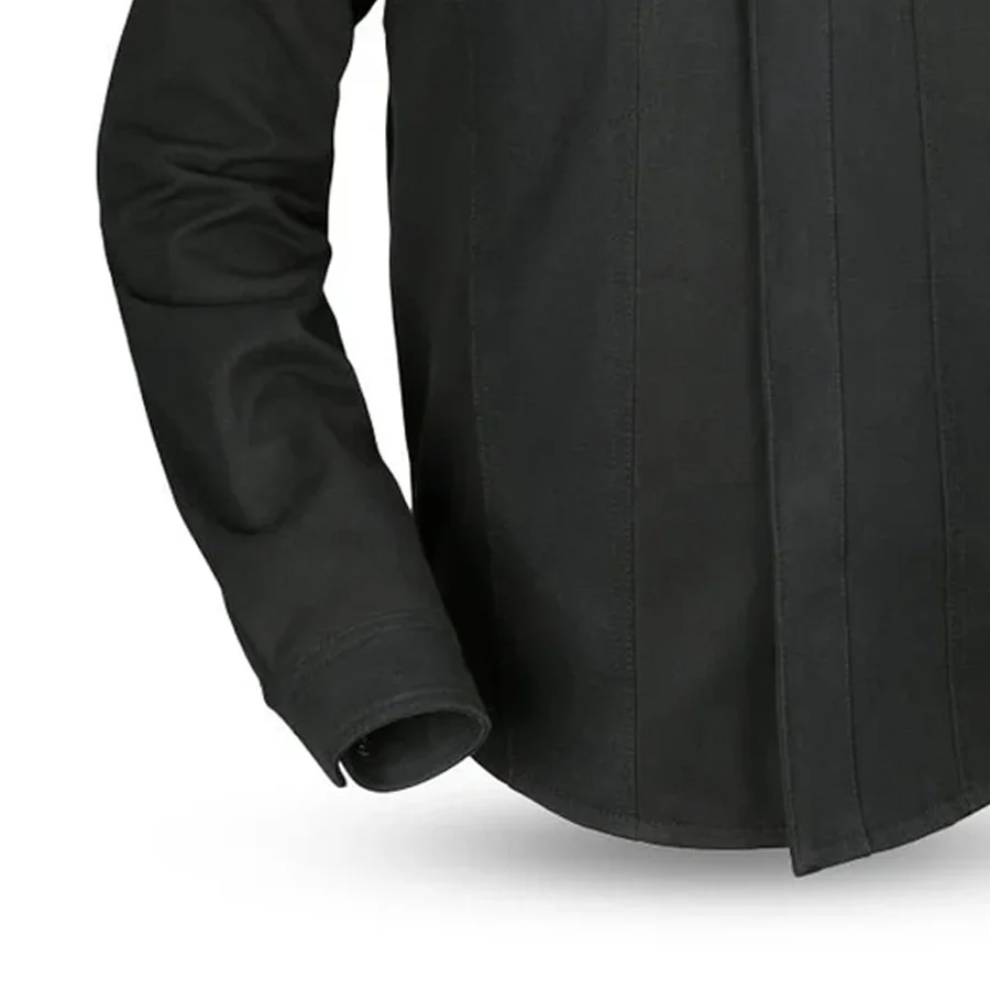 Mercer - Men's Motorcycle Canvas Shirt - Image 5