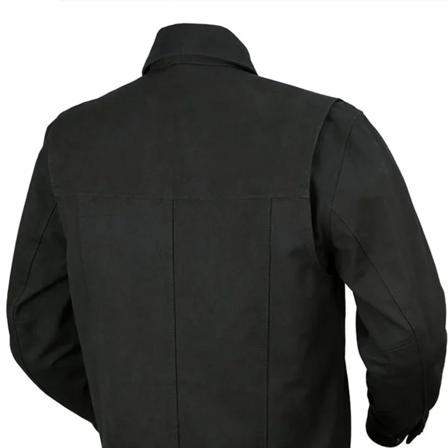 Mercer - Men's Motorcycle Canvas Shirt - Image 6