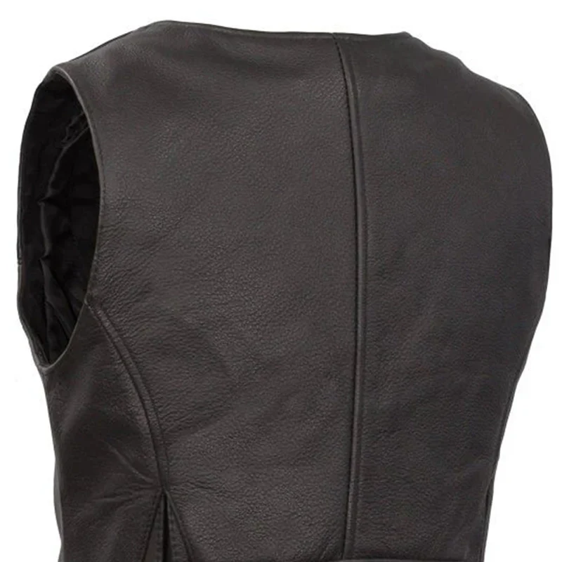 Montana Women's Motorcycle Leather Vest - Image 4