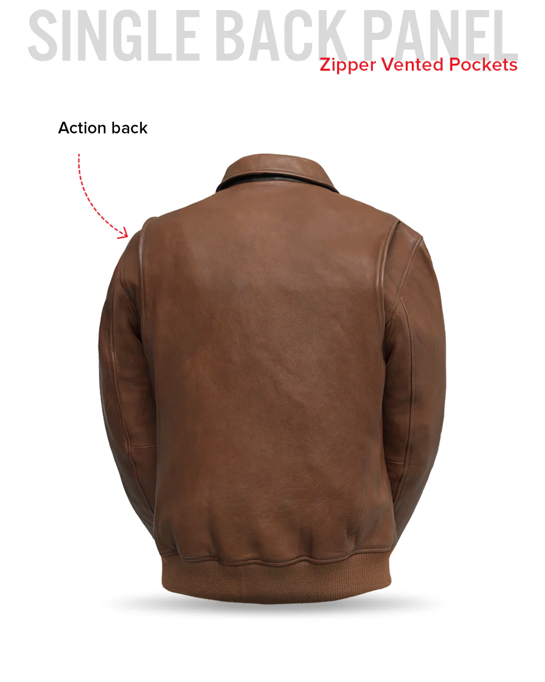 Moto Bomber - Men's Leather Jacket - Image 29