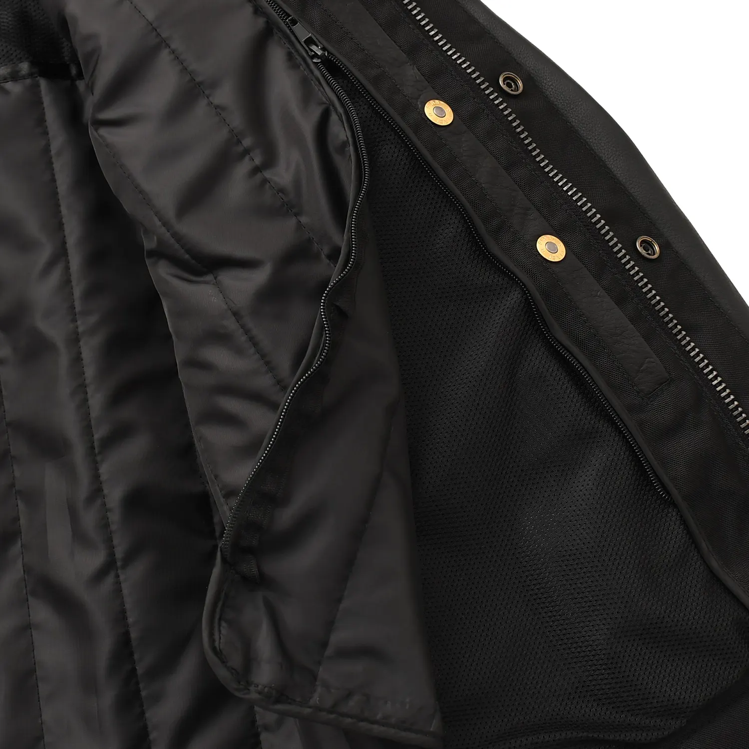 Nightstrike Men’s Motorcycle Leather Jacket - Image 13