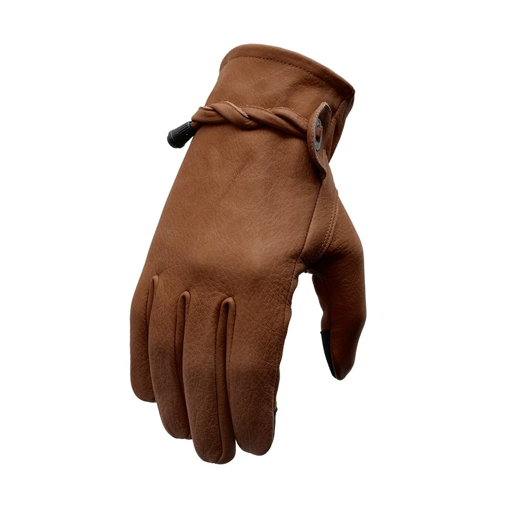 Ranch Men's Motorcycle Leather Gloves - Image 4