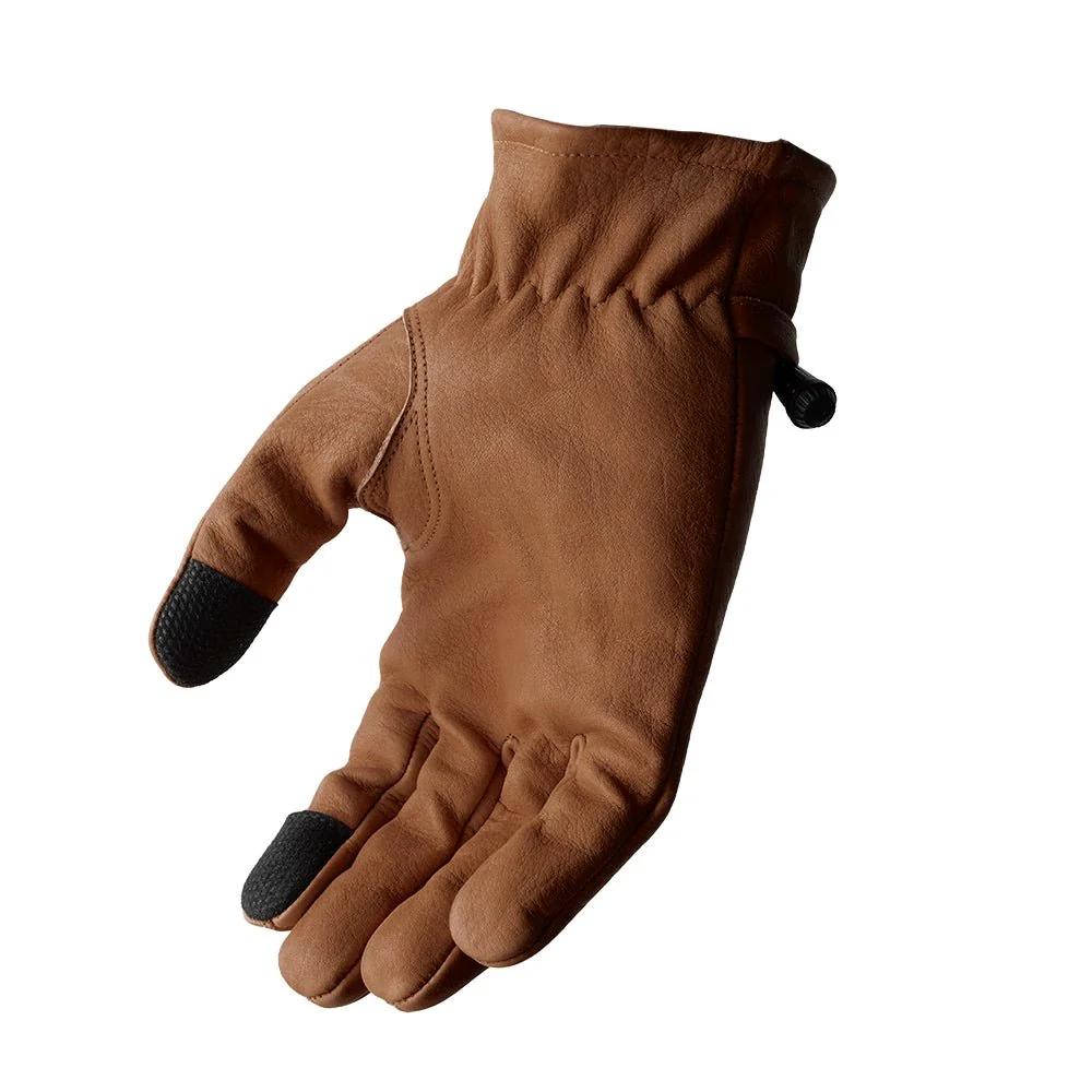 Ranch Men's Motorcycle Leather Gloves - Image 5