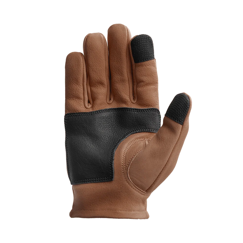 Roper DBL Palm Men's Motorcycle Leather Gloves - Image 4