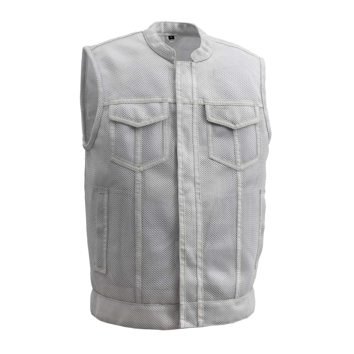 Sharp Shooter Moto Mesh Men's Motorcycle Vest - Image 4