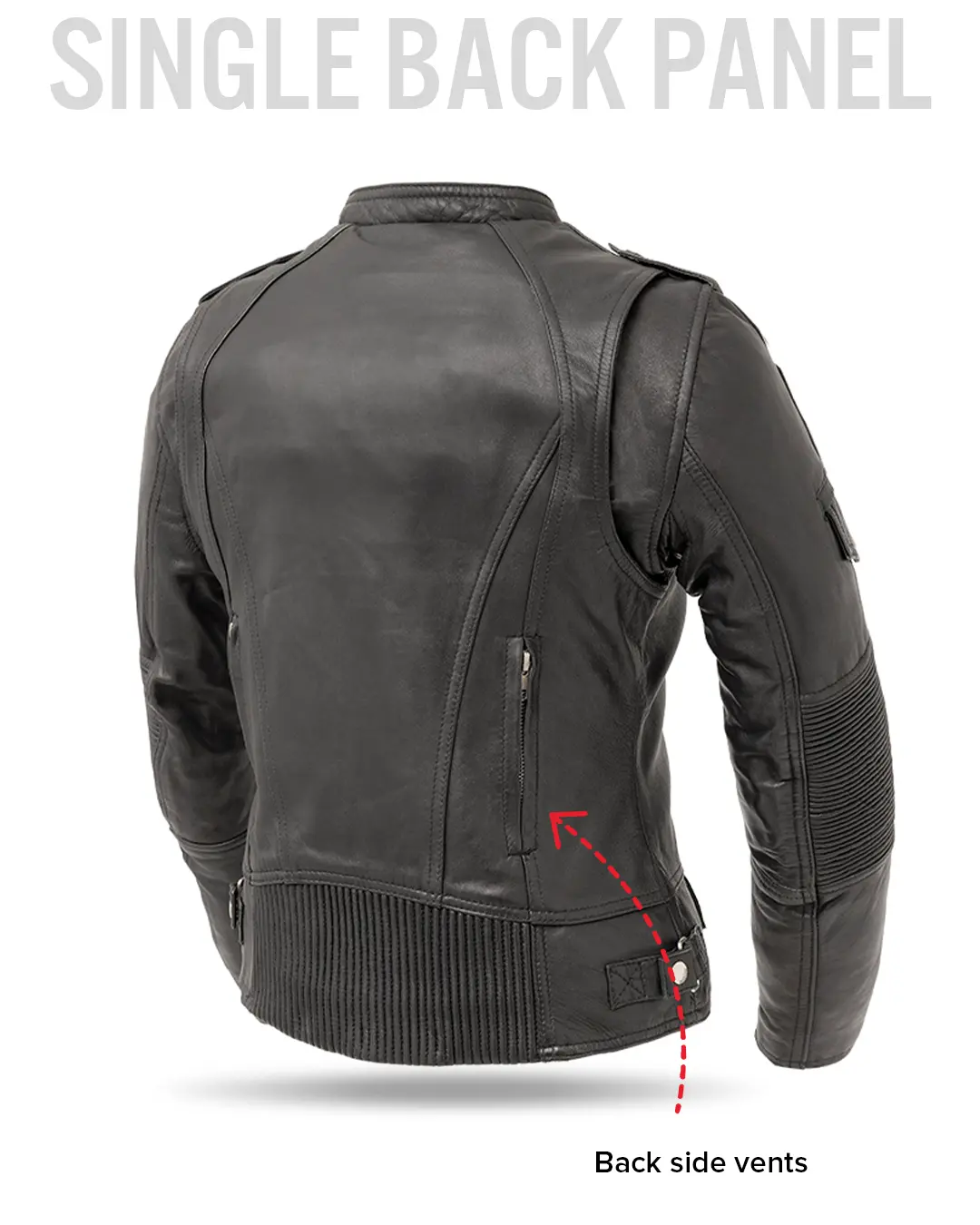 Tantrum - Women's Motorcycle Leather Jacket - Image 5