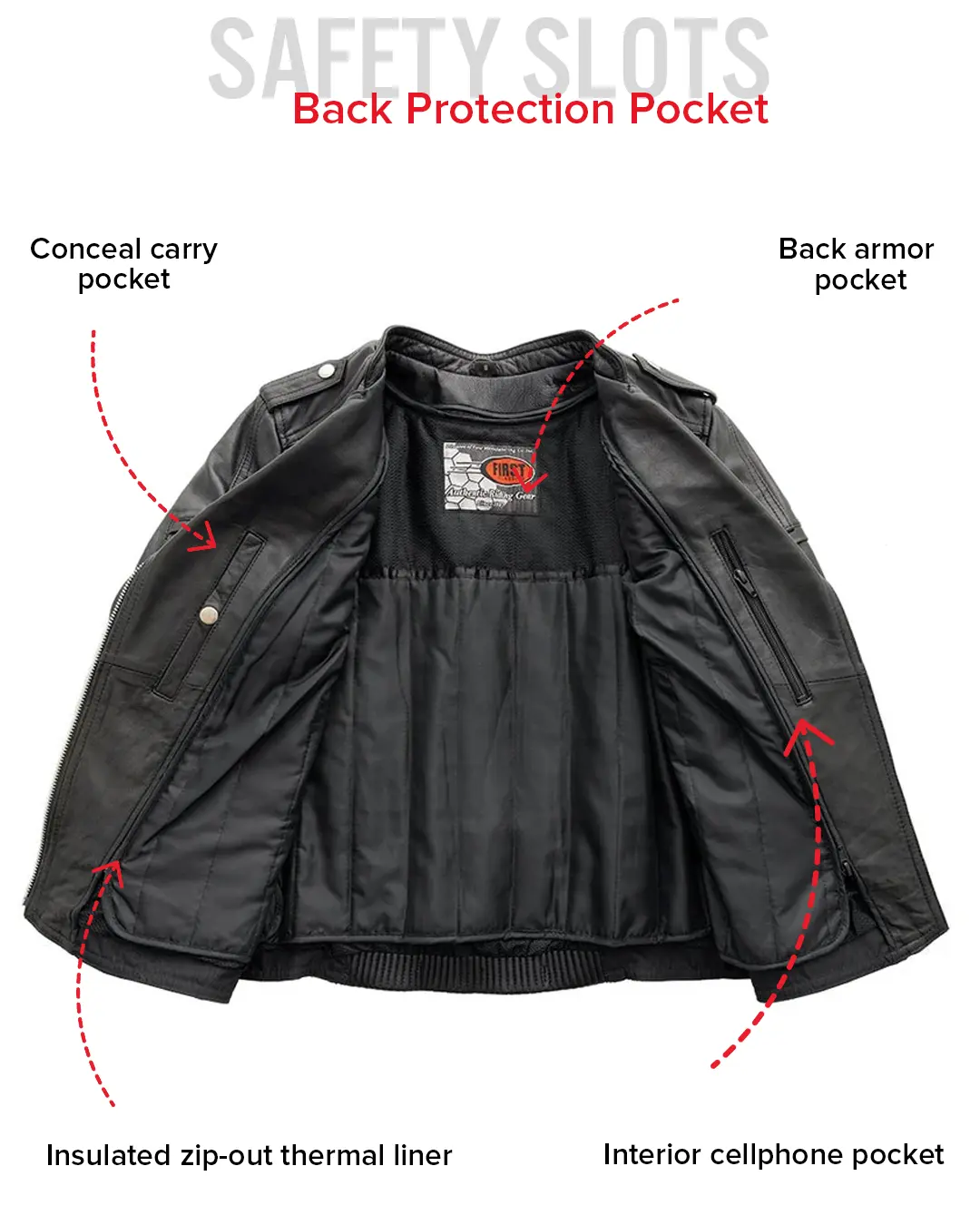 Tantrum - Women's Motorcycle Leather Jacket - Image 6