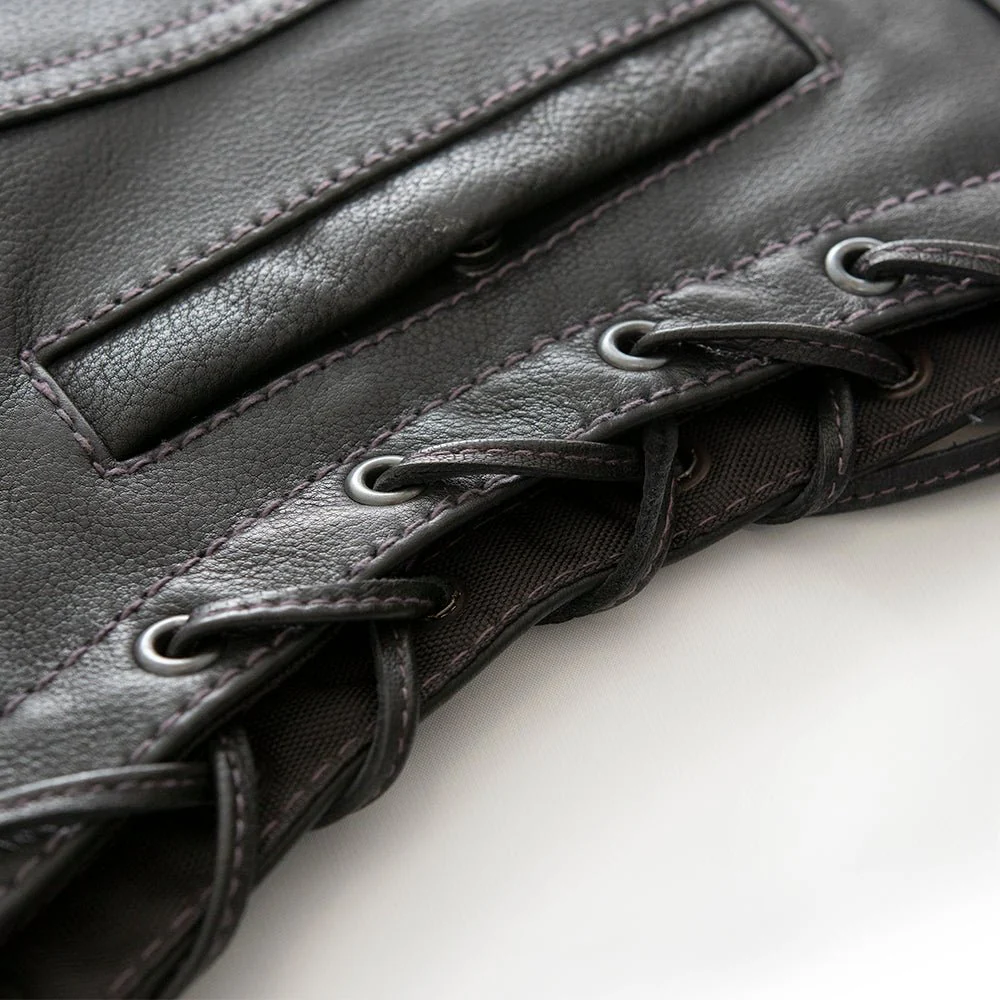 The Royal women's club-style leather vest - limited edition - Image 4