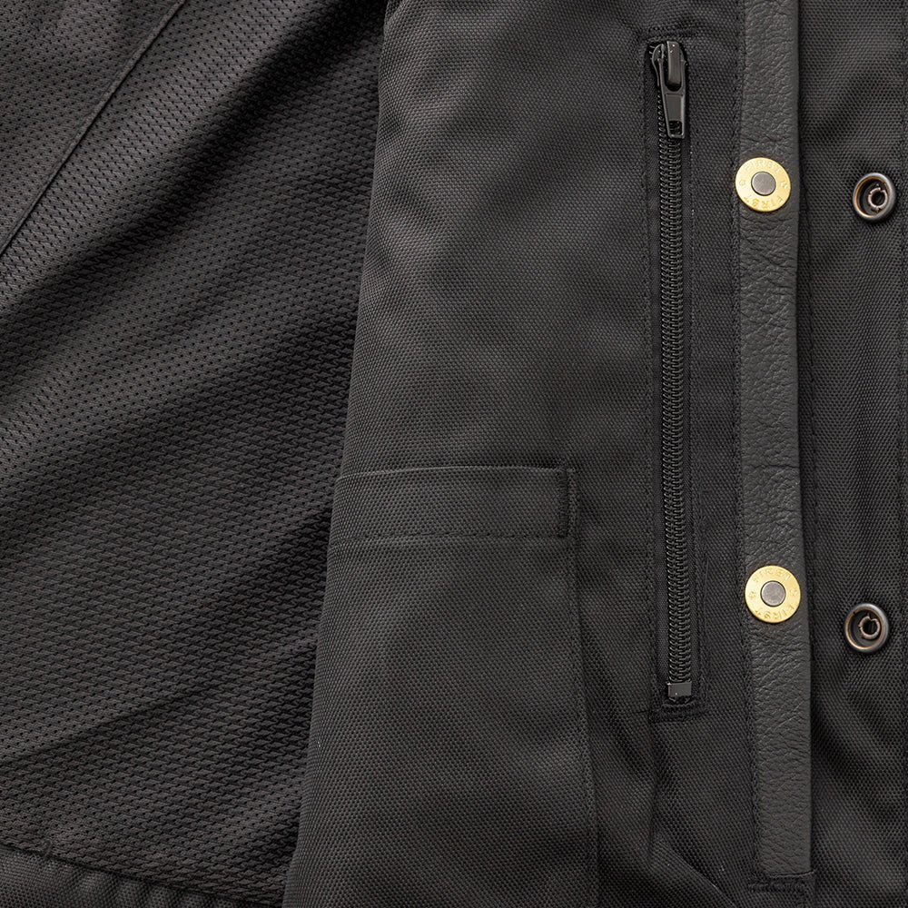 Top Biller Men's Motorcycle Western Style Leather Vest - Image 5