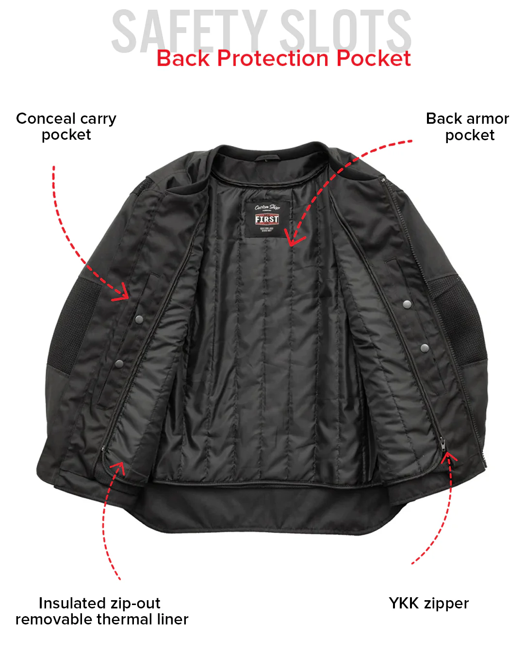Tornado Men's Cordura Textile Jacket - Image 8