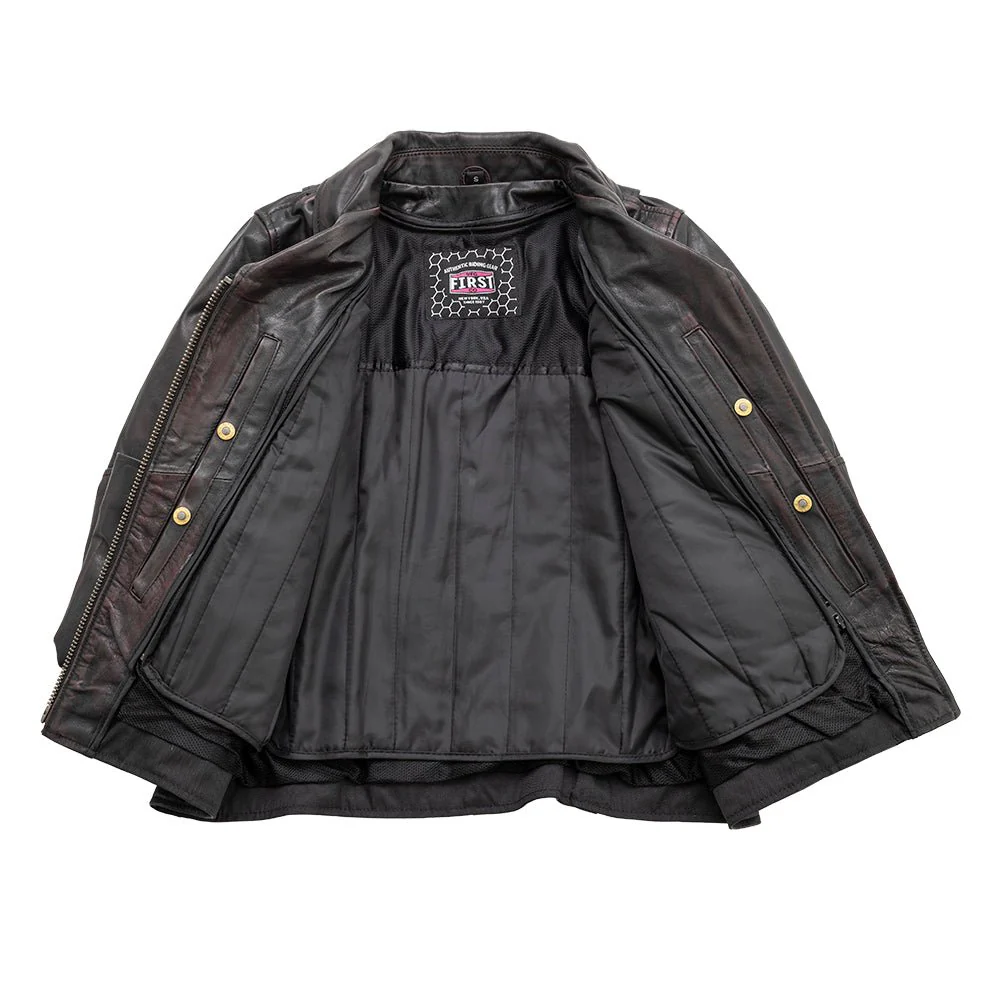 Wildside - Women's Motorcycle Leather Jacket - Image 3