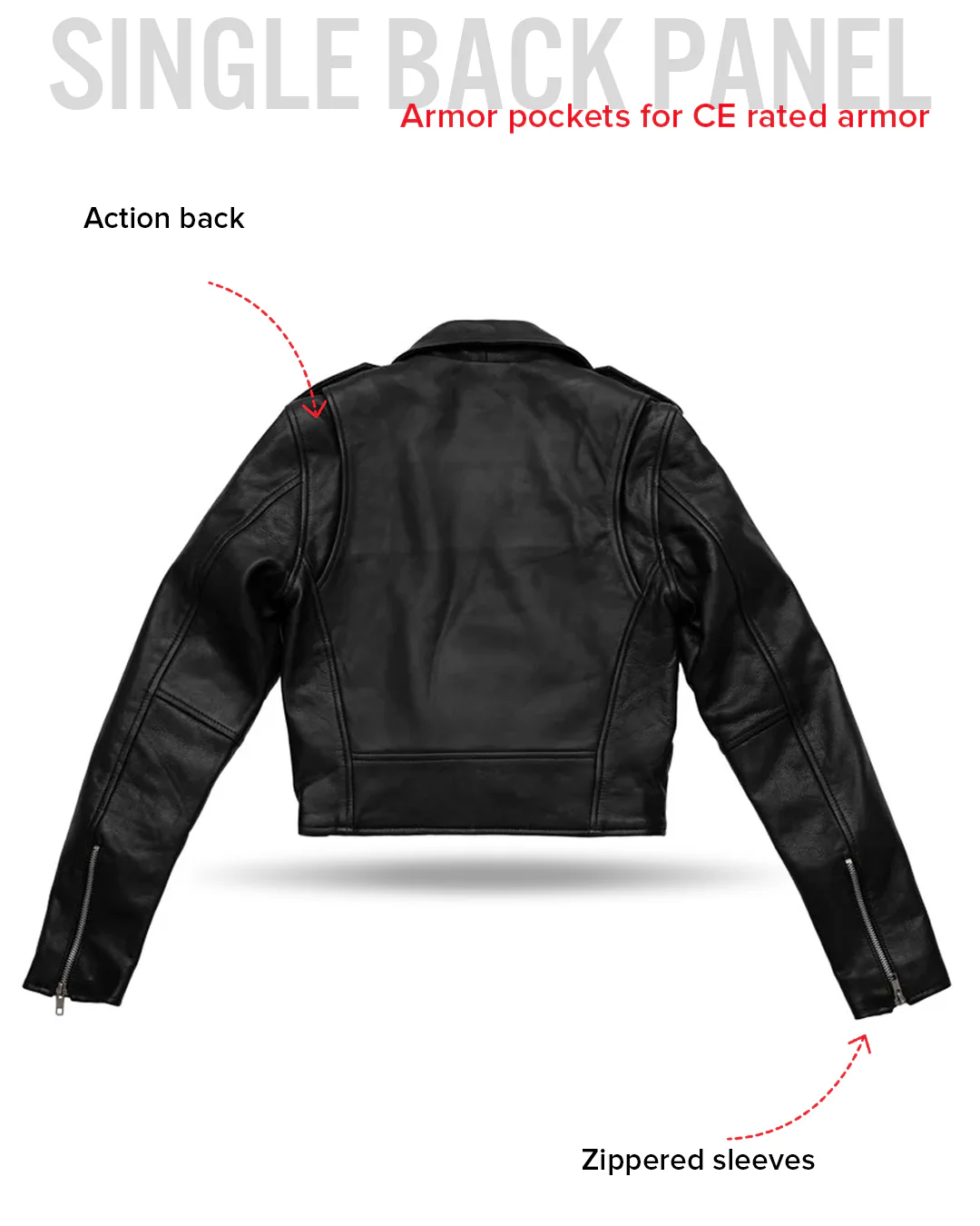 Imogen - Women's Motorcycle Leather Jacket - Image 11